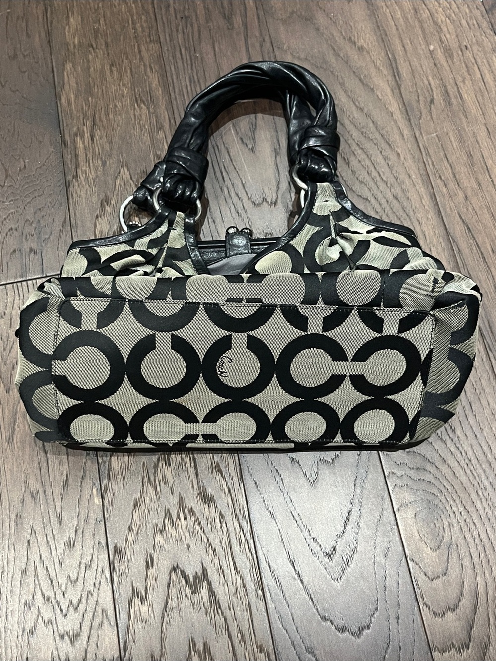 Coach Canvas Shoulder Bag - Picture 8 of 14